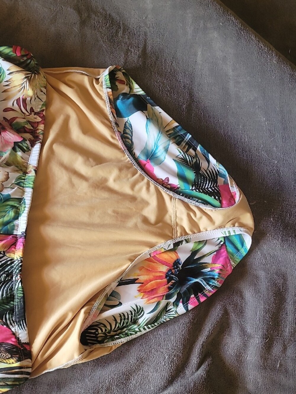 Tropical Floral Women’s Swim Bottom - Multicolor - Picture 4 of 4
